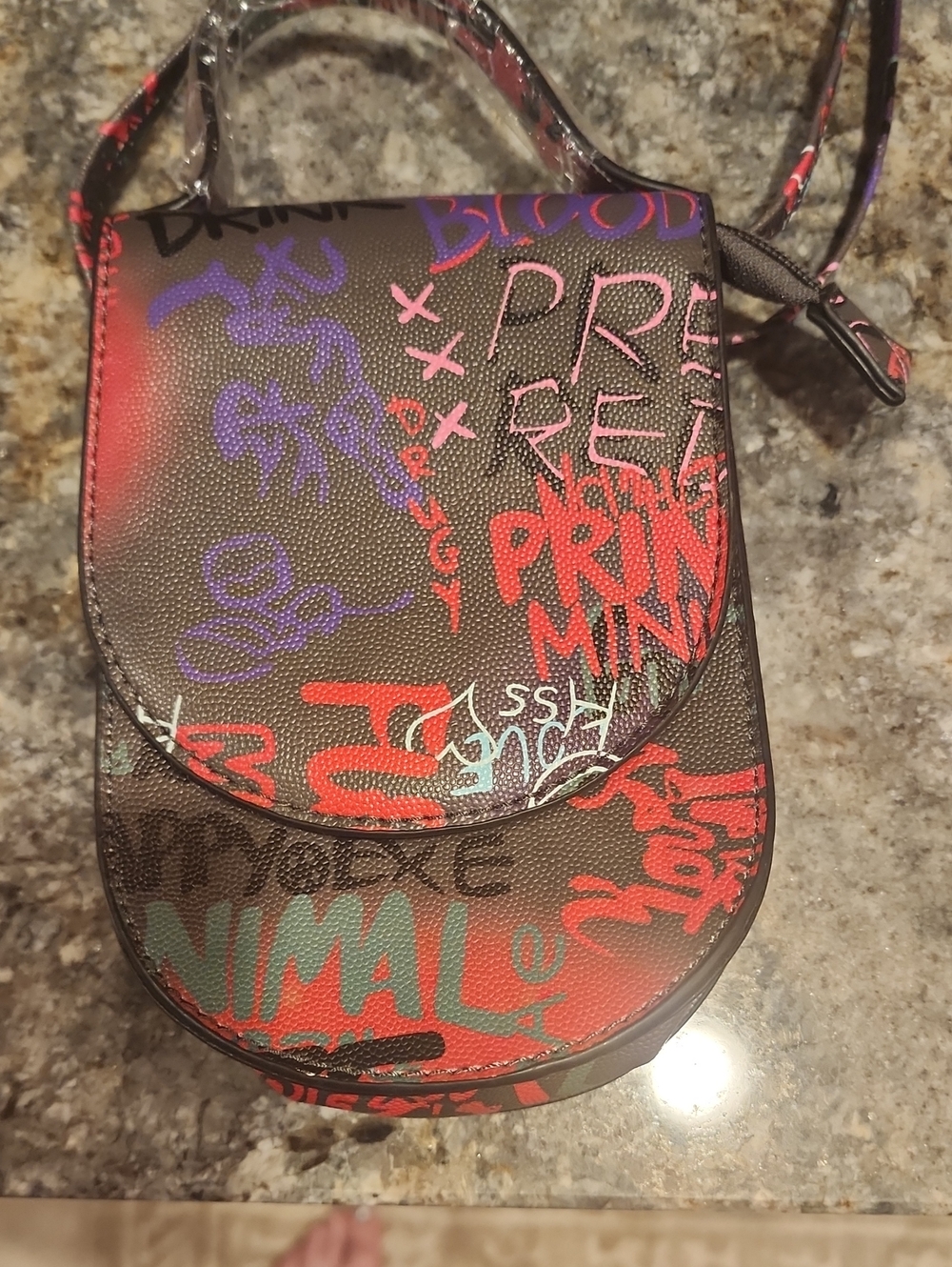 Graffiti Crossbody Bag